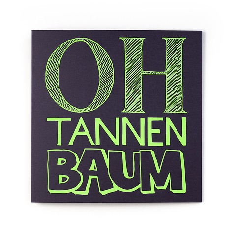 Weihnachtskarte „Oh Tannenbaum“