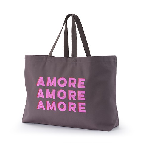 Canvas Tasche AMORE, granit