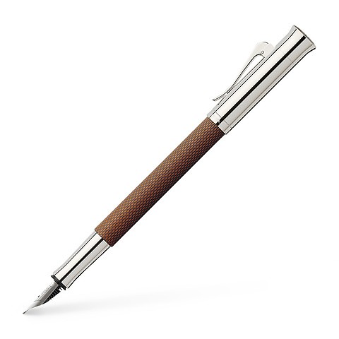 Graf von Faber-Castell Füllfederhalter Guilloche Cognac M