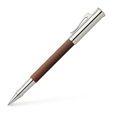 Graf von Faber-Castell Tintenroller Guilloche Cognac