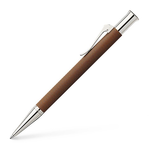 Graf von Faber-Castell Drehkugelschreiber Guilloche Cognac