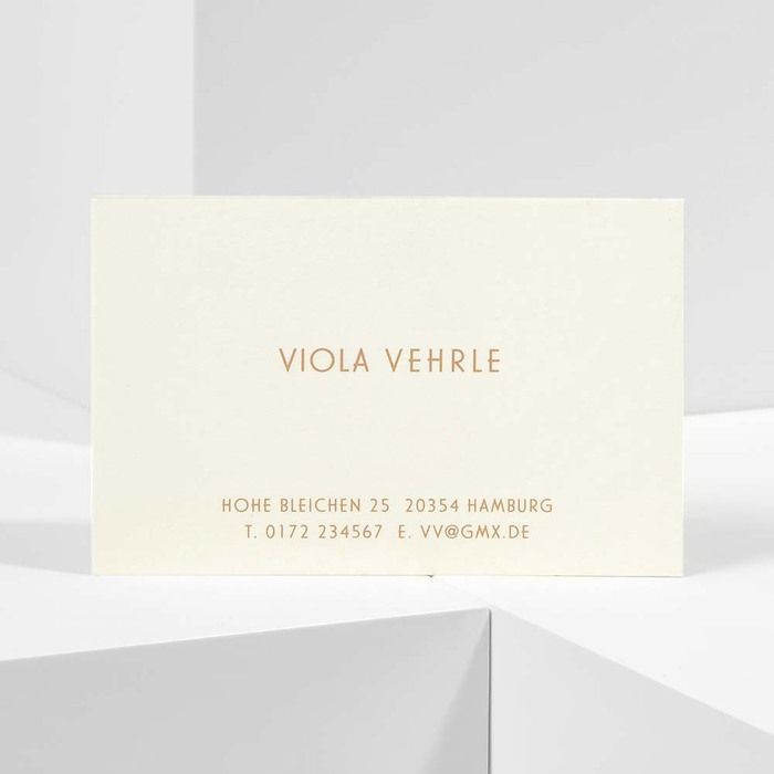 500 individuelle Visitenkarten, „Viola Vehrle“, Bild 1