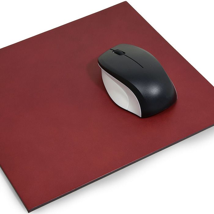 Mousepad, Leder, 28,0x25,0 cm, Bordeaux, Bild 3