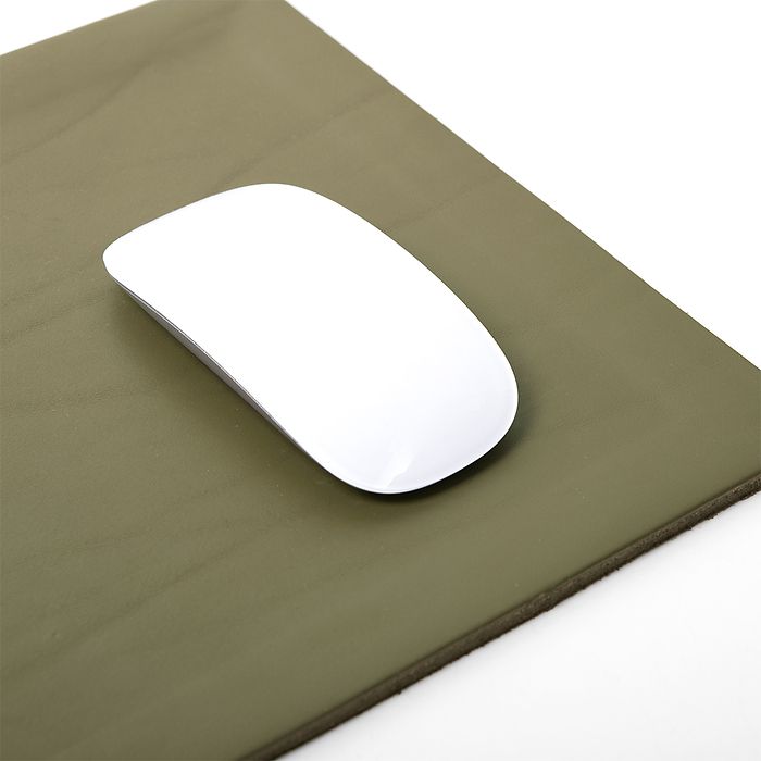 Mousepad Noce, Leder, 24,0×24,0 cm, Clay, Bild 3