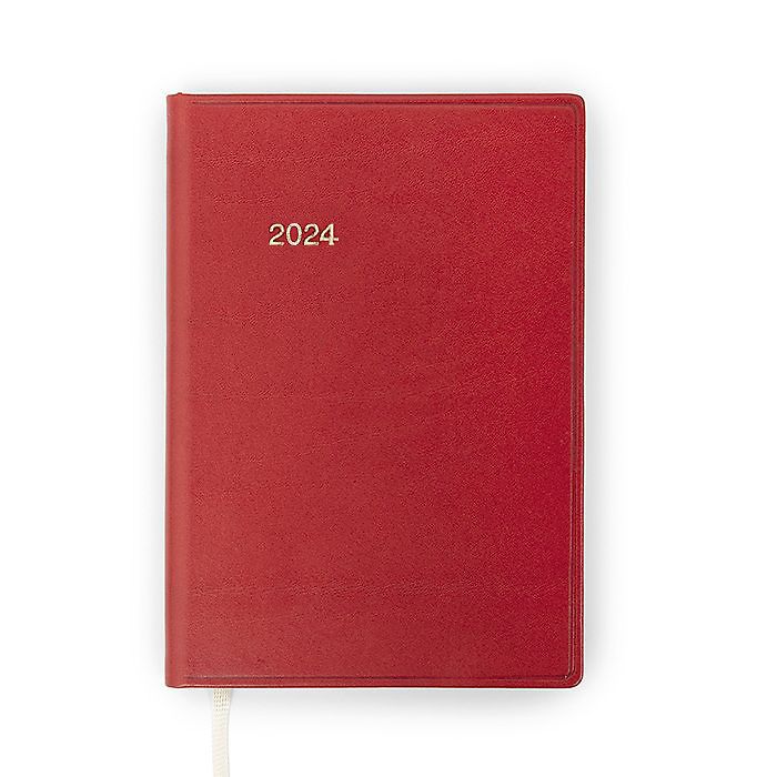 Ausgabe 16 Wochenkalender 2024 Novara rubin-rot Goldschnitt, Bild 1