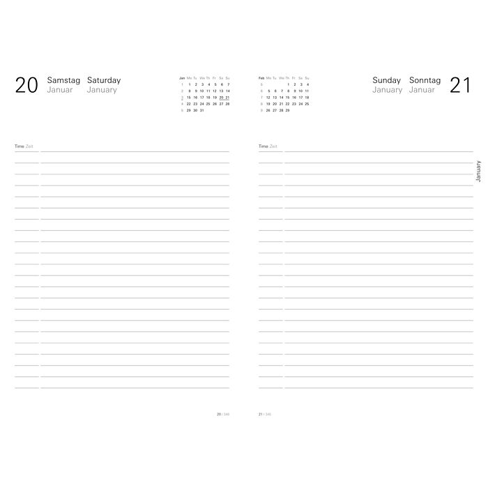 Tageskalender 2024 Granat, Bild 5
