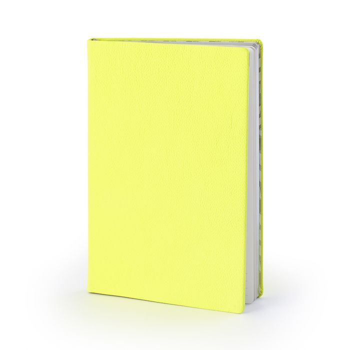 Notizbuch A5, Leder Hello Yellow, liniert, Bild 1