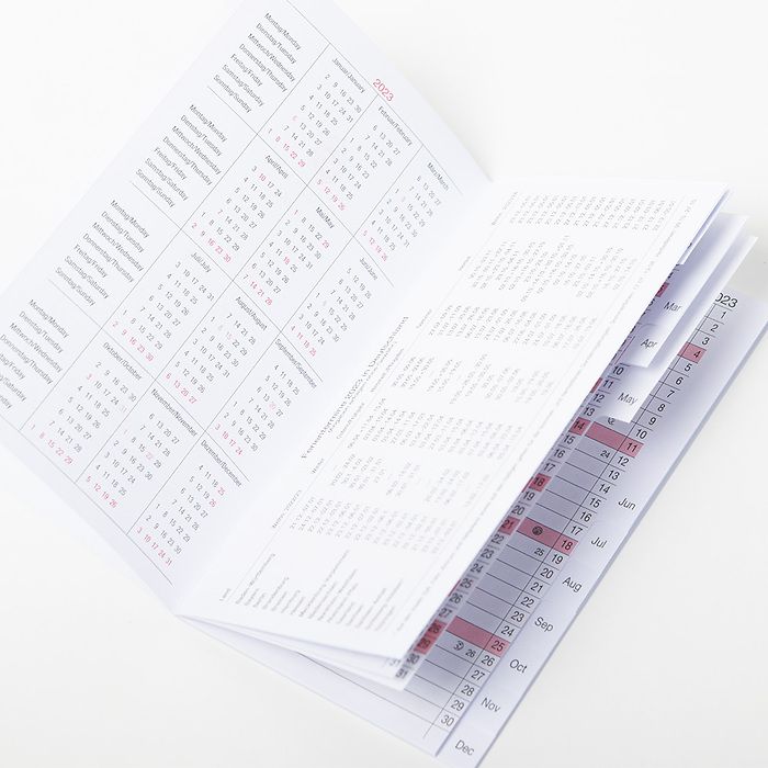 Planerersatzeinlage Kalender K 26, 1Monat/2Seiten 2025, Bild 3