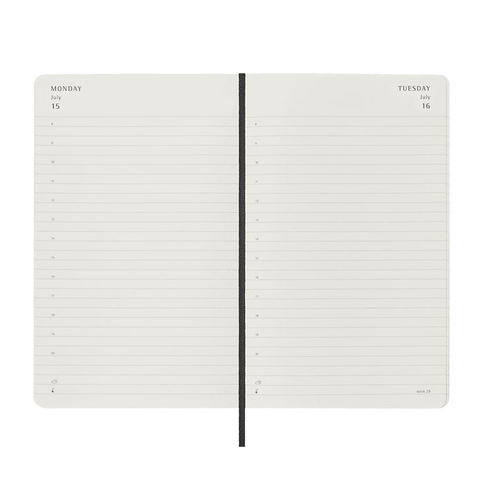 Moleskine Kalender A5/Large 1T/1S. 2025 Hardcover, schwarz, Bild 3