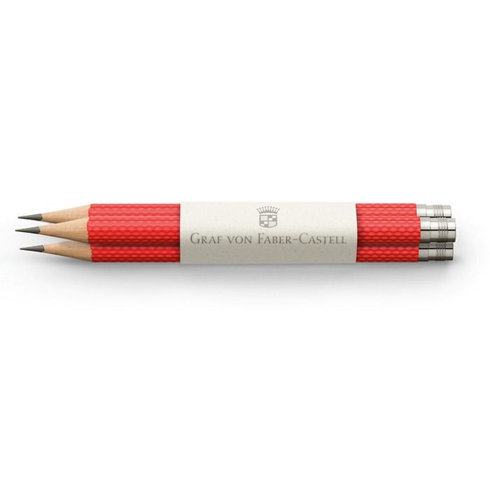 Graf von Faber-Castell 3 Taschenbleistifte India Red, Bild 2