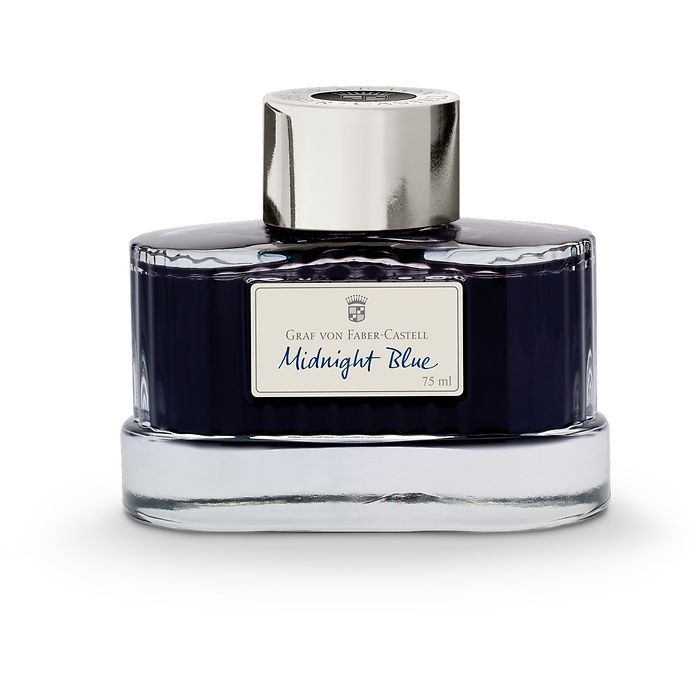 Graf von Faber-Castell Tinte 75 ml midnight blue, Bild 1