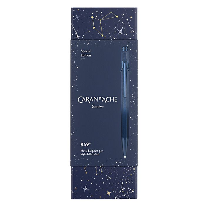 Caran d'Ache Kugelschreiber 849 Cosmic Blue Blau, Bild 3